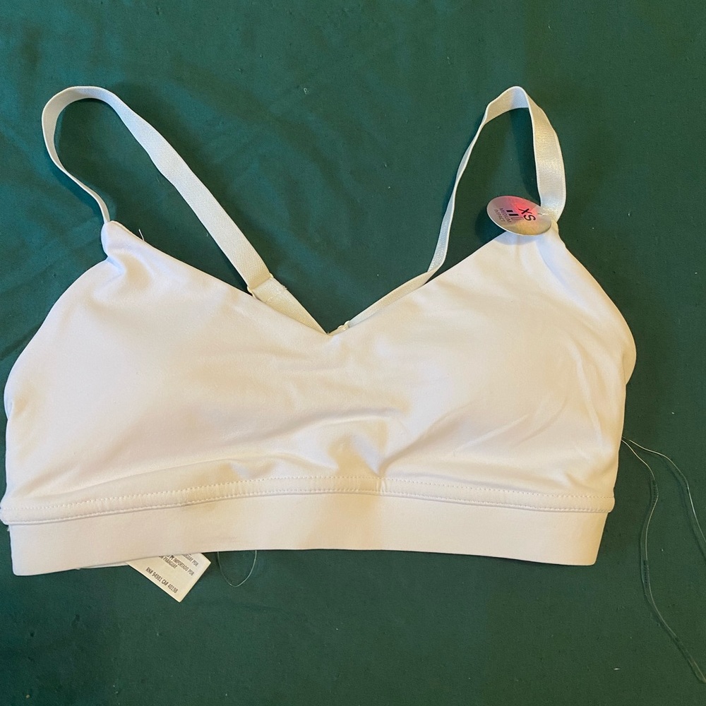 NEW White sports bra